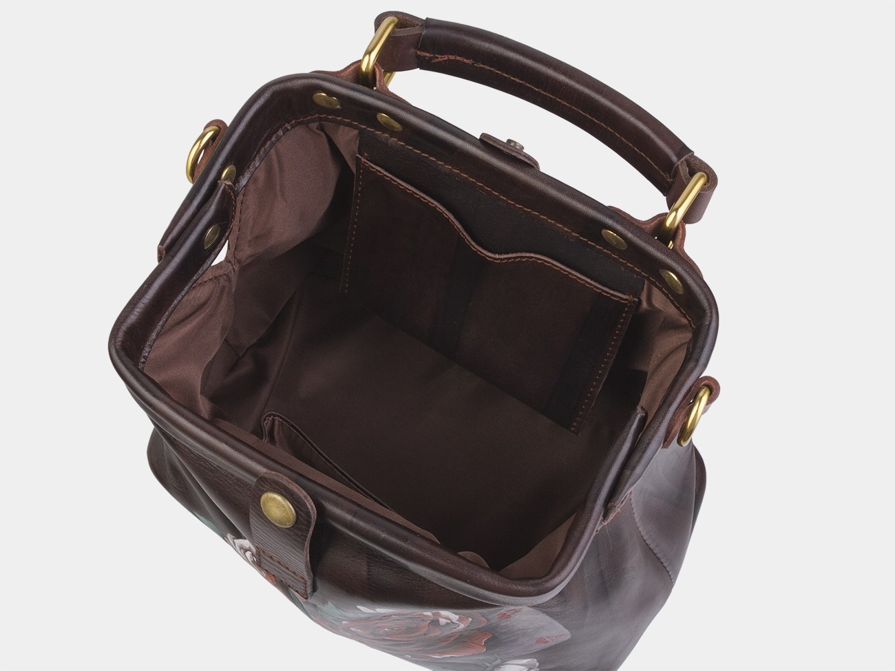 Сумка W0013 Brown Сад в Зазеркалье — изображение 4