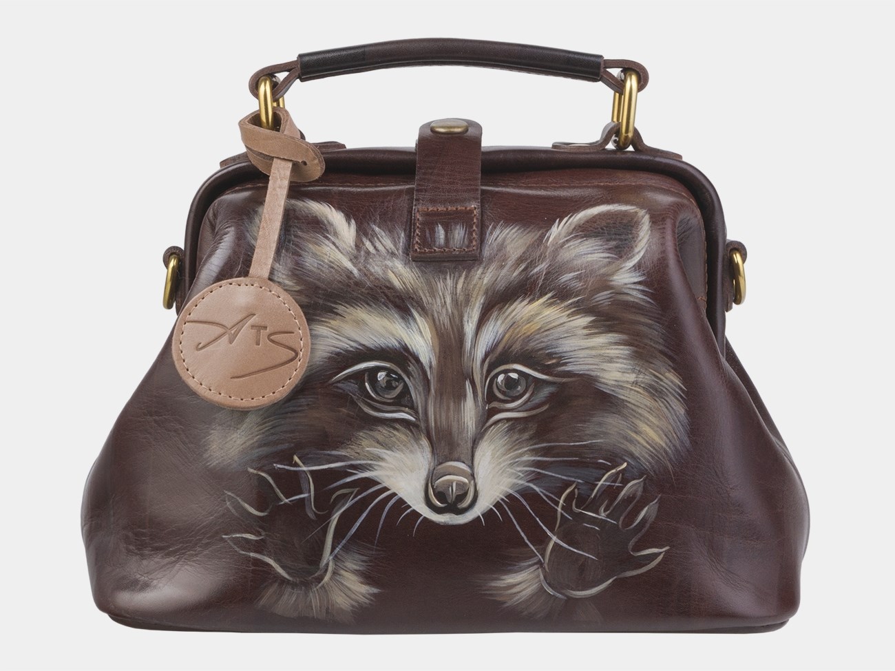 Сумка W0013 Brown Енот
